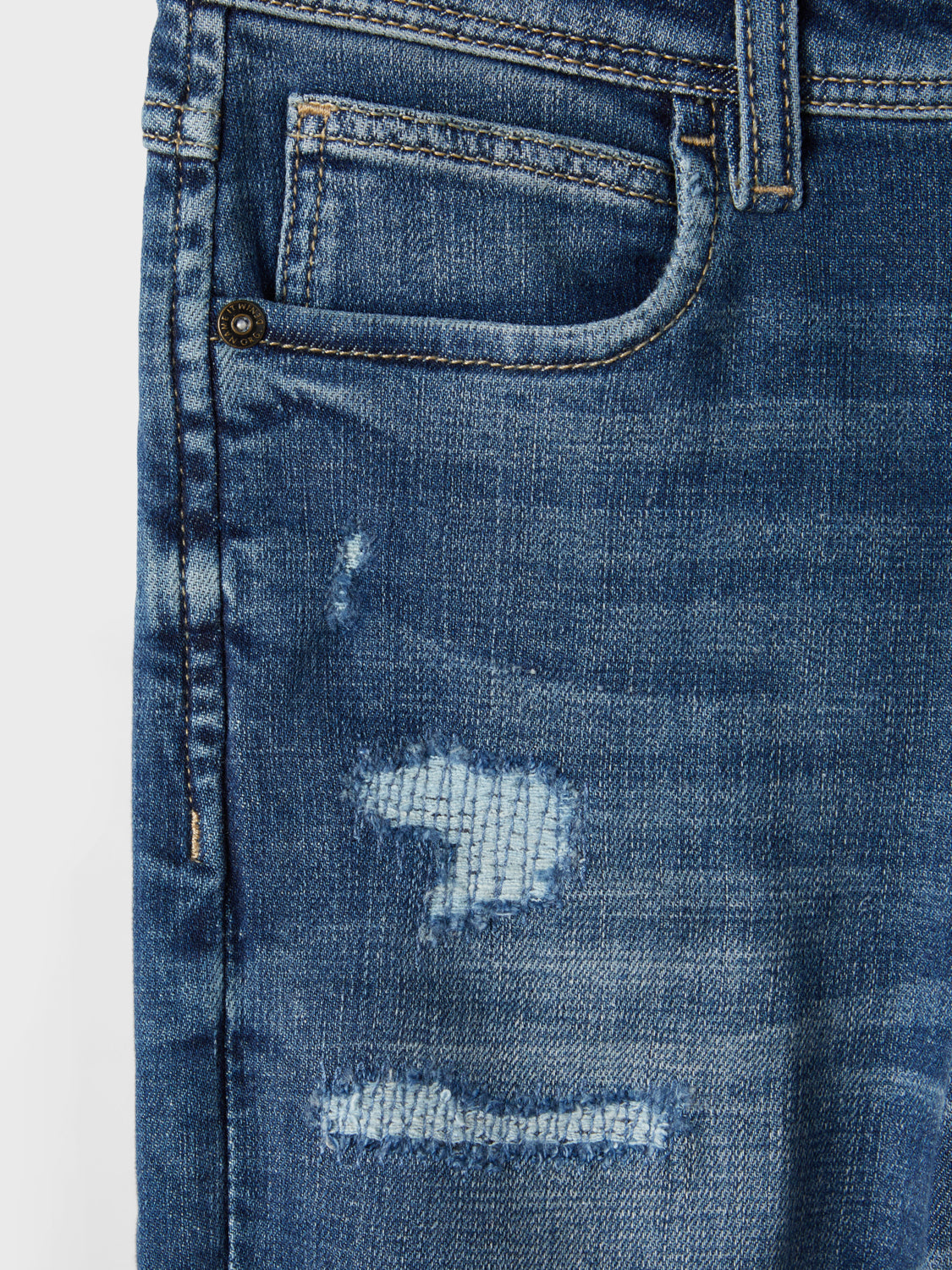 NKMSILAS Jeans - Medium Blue Denim